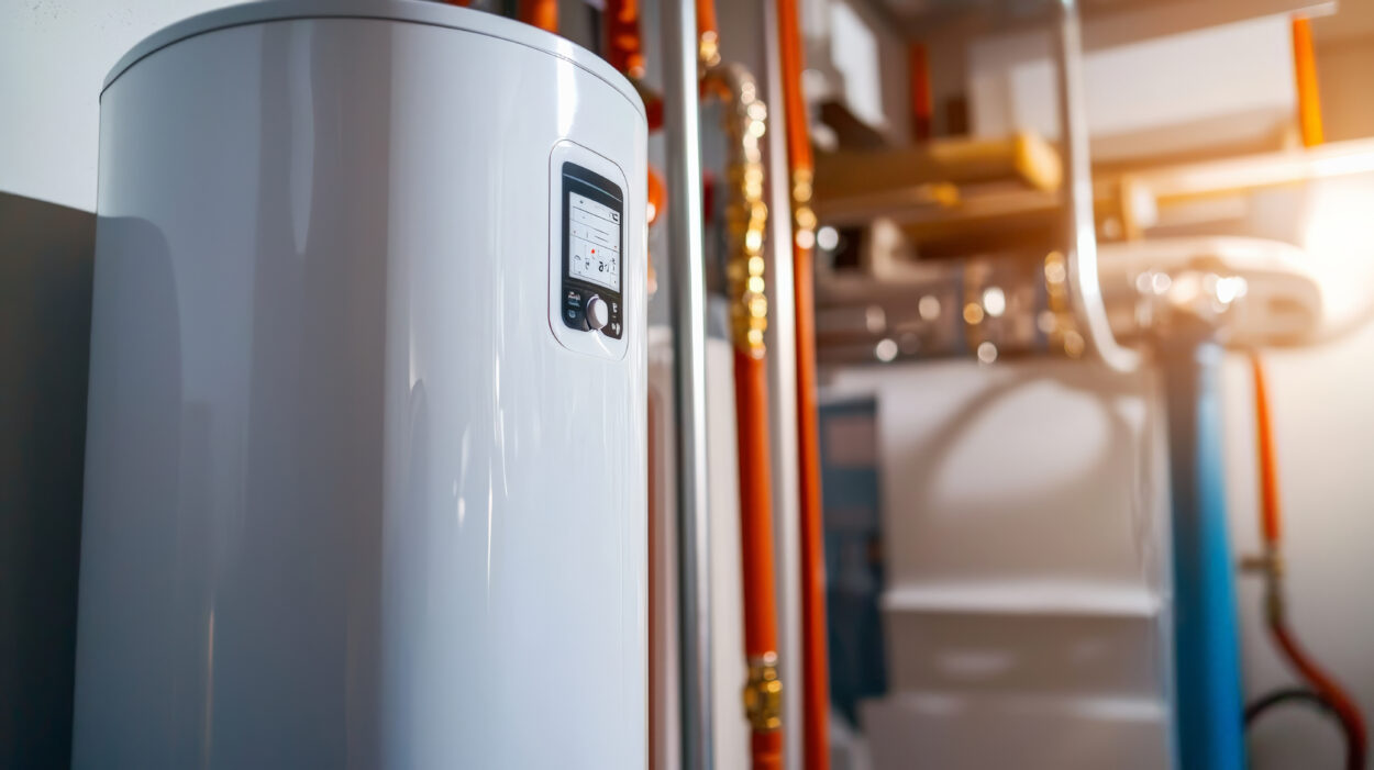 Water heater service in Massachusetts home